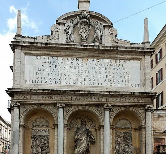 Scopri una delle fontane più criticate di Roma: Fontana dell’Acqua Felice